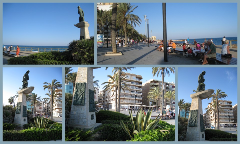 Aqui empieza el gran paseo de la Costanera en Torrevieja